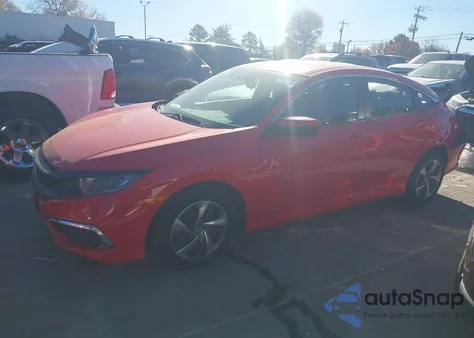 2020 Honda Civic Lx из США, поврежденный, VIN 2HGFC2F63LH579589